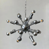 lustre vintage médiéval atomique pour table suspendue