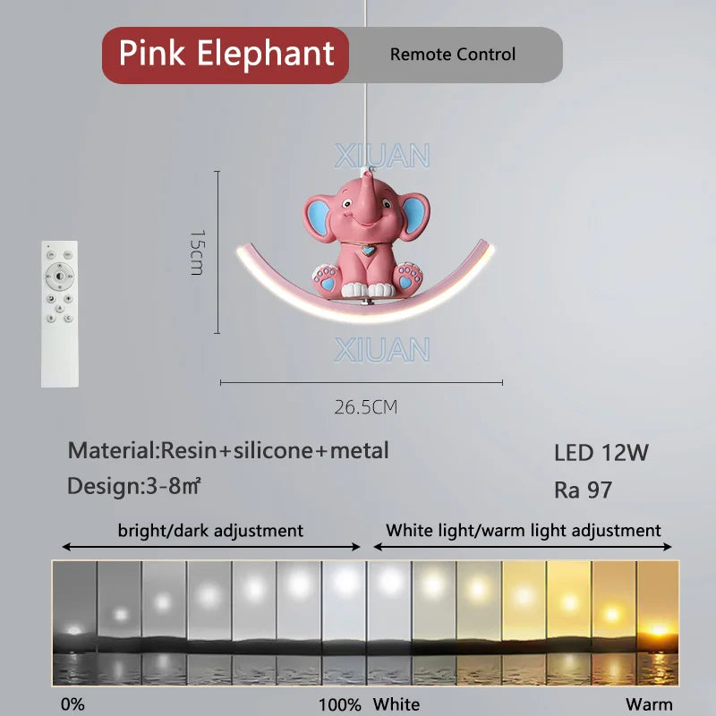 lampe suspendue déco licorne