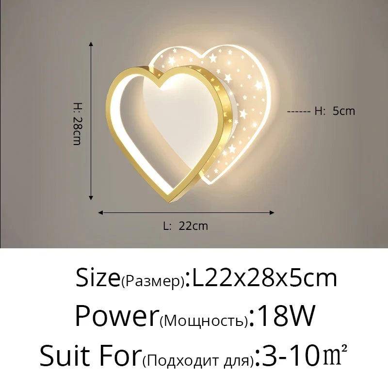 applique murale star point de luxe minimaliste et moderne