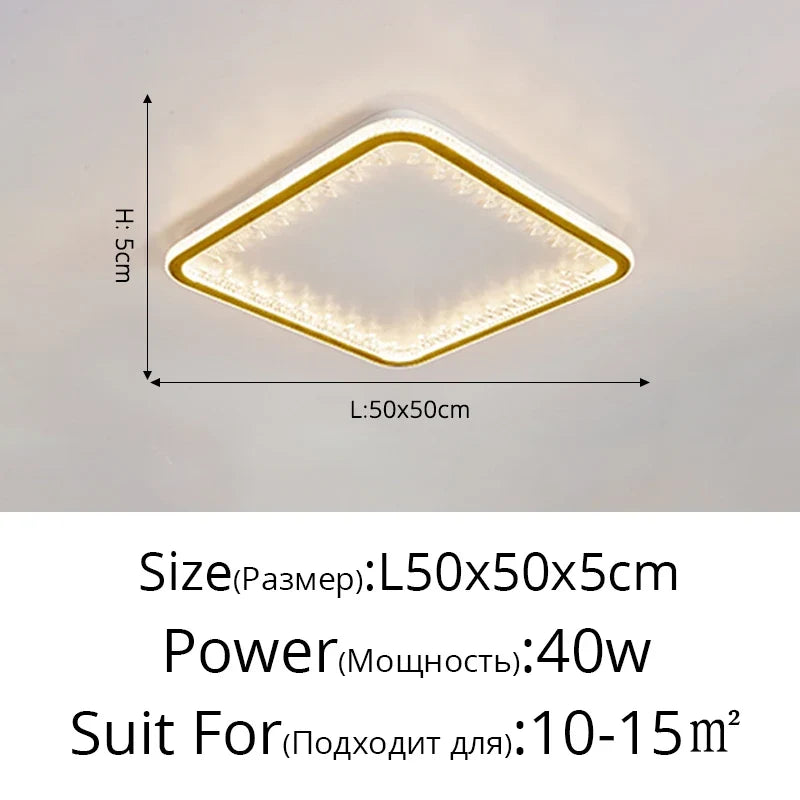 plafonnier moderne à leds avec télécommande design créatif intérieur