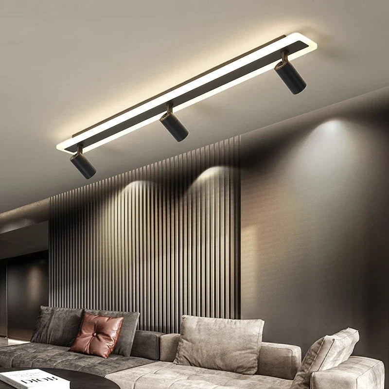lustre moderne en led pour intérieur élégant et contemporain