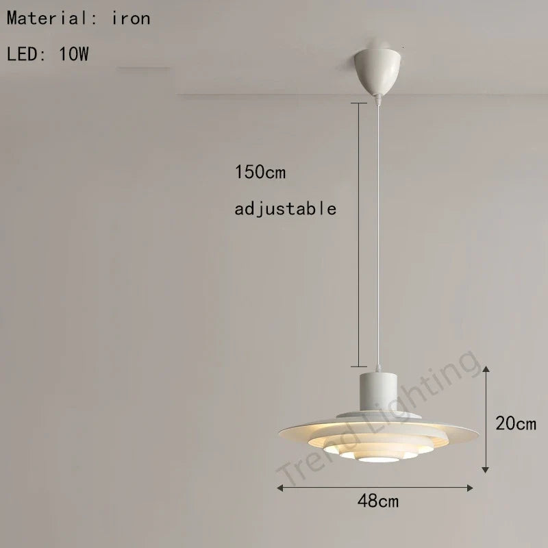 lustre design danois en led pour intérieur moderne