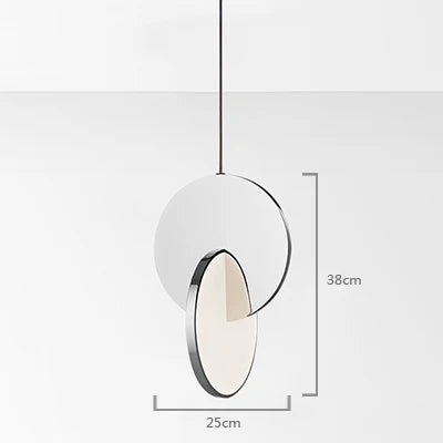Nordic creative bar restaurant post-modern simple bedroom bedside designer single head net red light luxury art chandelier