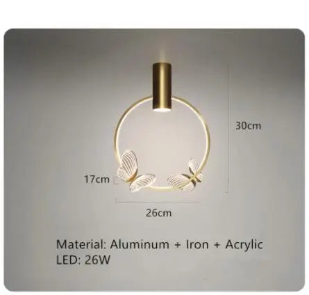 suspension design en acrylique pour décoration moderne de luxe
