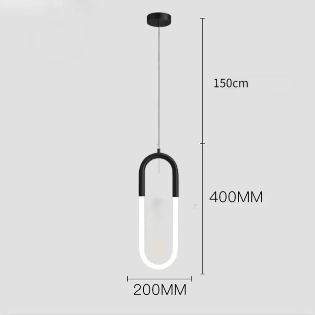 suspension design nordique moderne imperméable led décorative