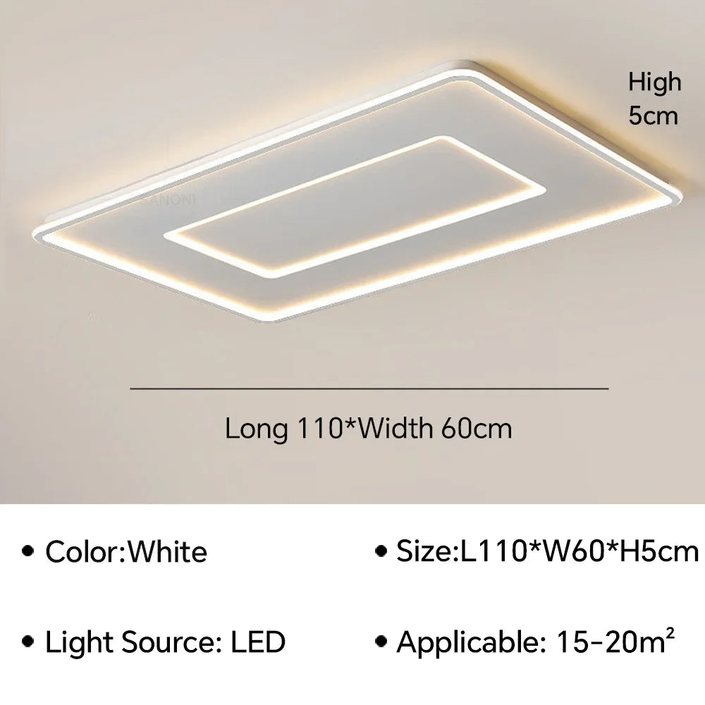 plafonnier led moderne pour décoration d'intérieur élégante