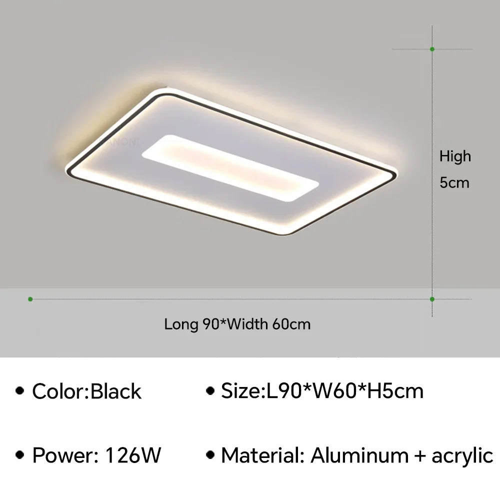 plafonnier led moderne pour décoration intérieure et éclairage design