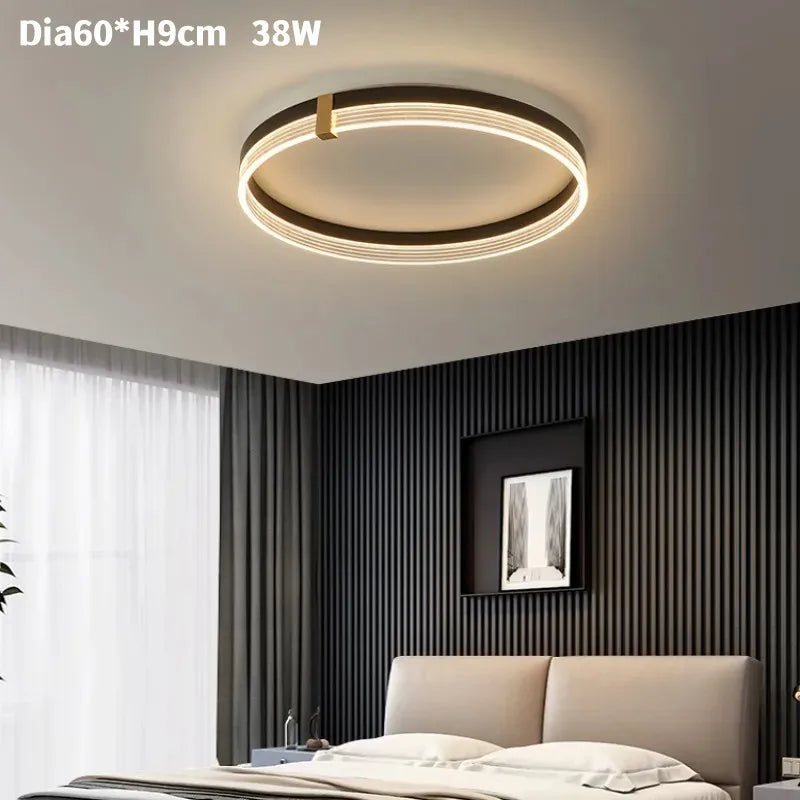 Plafonnier Led minimaliste avec télécommande