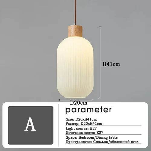 lustre moderne loft led avec abat-jour en verre