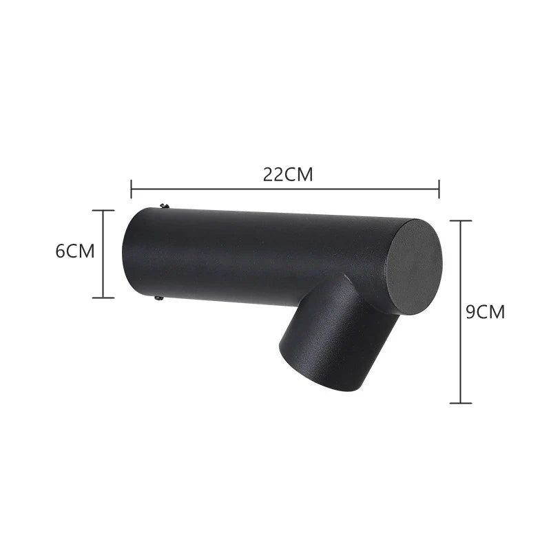applique murale led extérieure moderne pour jardin et escalier