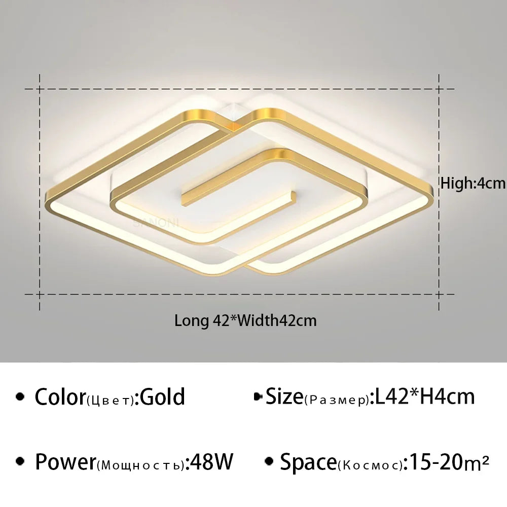 plafonnier led moderne pour décoration intérieure élégante