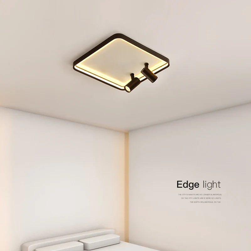 2023 New Modern LED Ceiling Lights For Living Room Bedroom Indoor Round Square Rectangle Lamp Surface Mounted Lighting AC85-260V