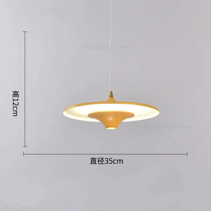 suspension led modernes simples et créatives nordiques