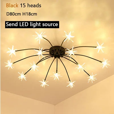 plafonnier led moderne nordique créatif ciel étoilé pour décoration maison