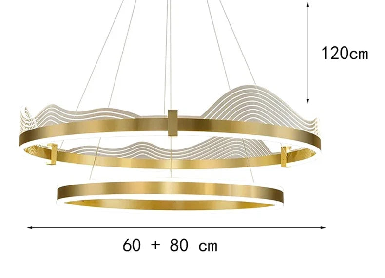 suspension moderne pour éclairage intérieur design élégant