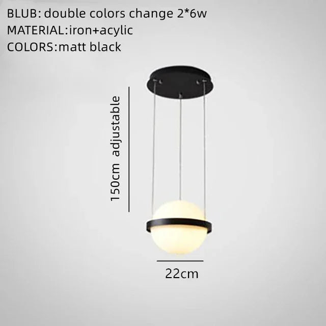 lustre moderne diy led avec pot de fleurs pour jardin céleste