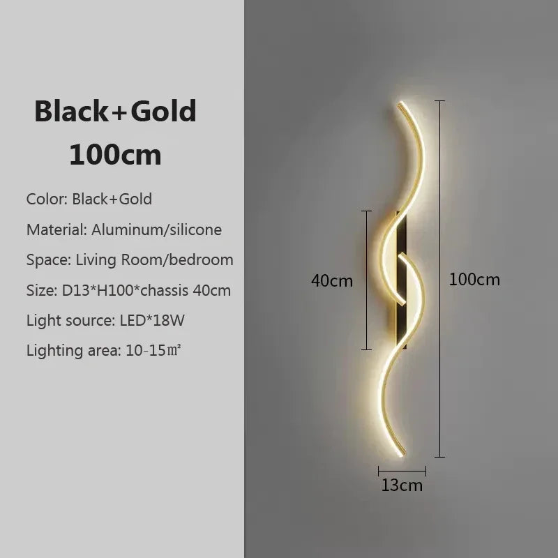 applique murale led moderne pour décoration intérieure et éclairage élégant