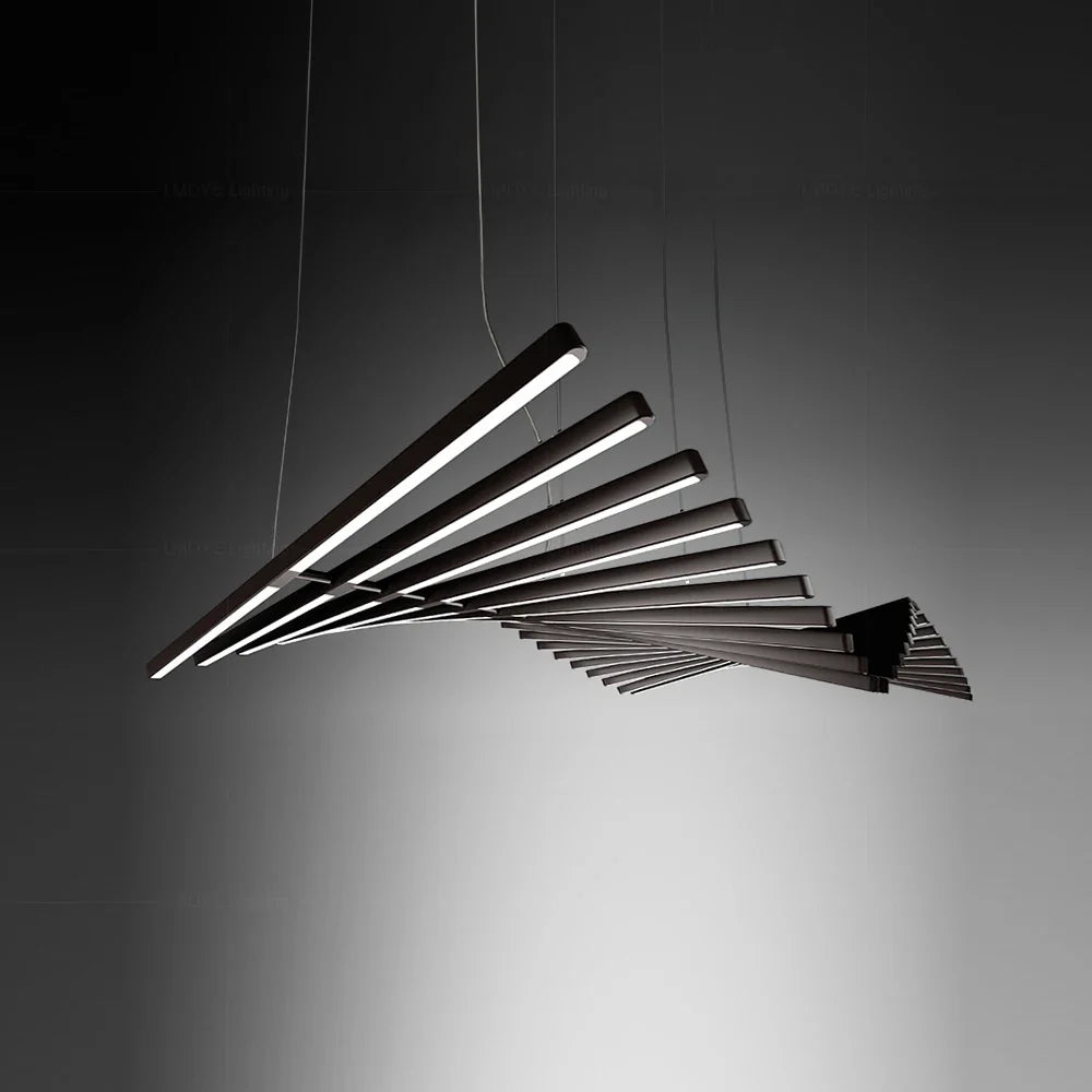 lustre led luxe suspension longue bande pour bricolage