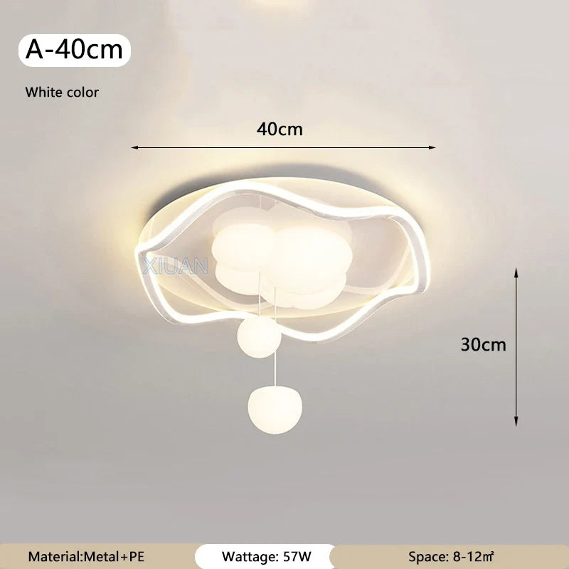 lustre romantique à bulles pour salon et bureau