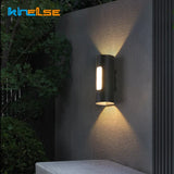 12W Outdoor LED Wall Lamp IP65 Waterproof Simple Up and Down Lighting Porch Garden Lights Home Sconce Decorative COB Spotlight