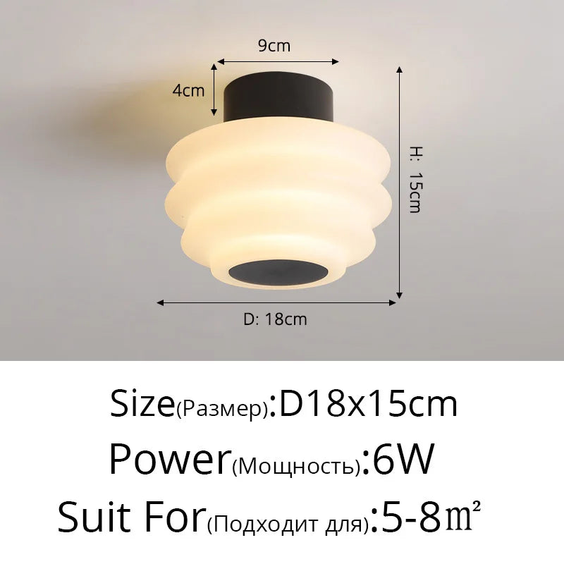lustre nordique créatif à tête unique moderne