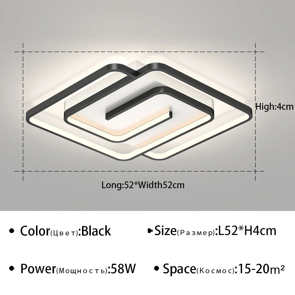 plafonnier led moderne pour décoration intérieure élégante