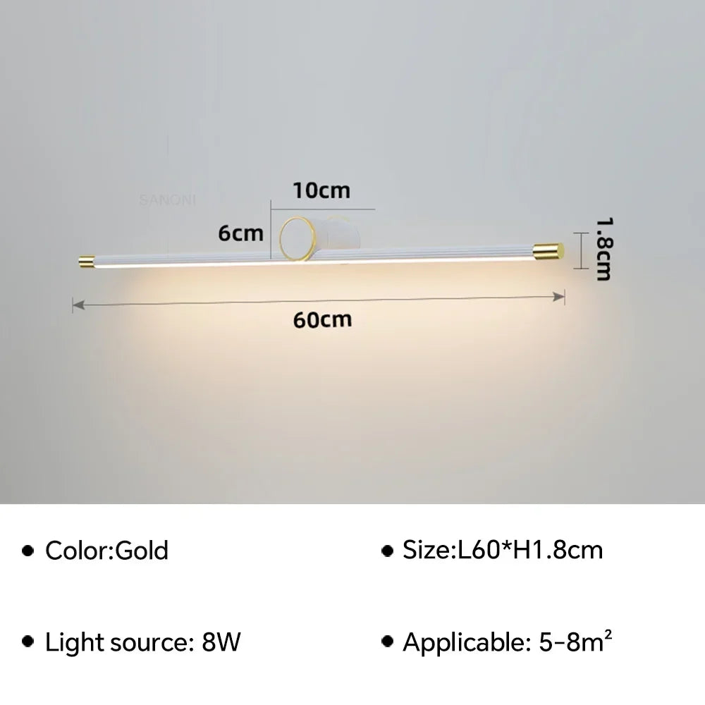 applique murale led moderne pour décoration intérieure et lecture