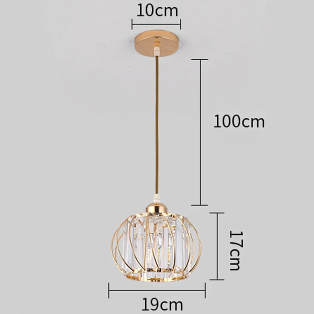 plafonnier moderne en cristal pour une ambiance élégante et créative