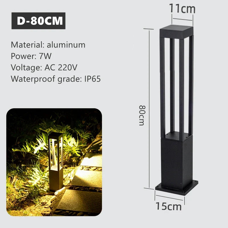lampe led extérieure simple pour éclairage de jardin et paysage