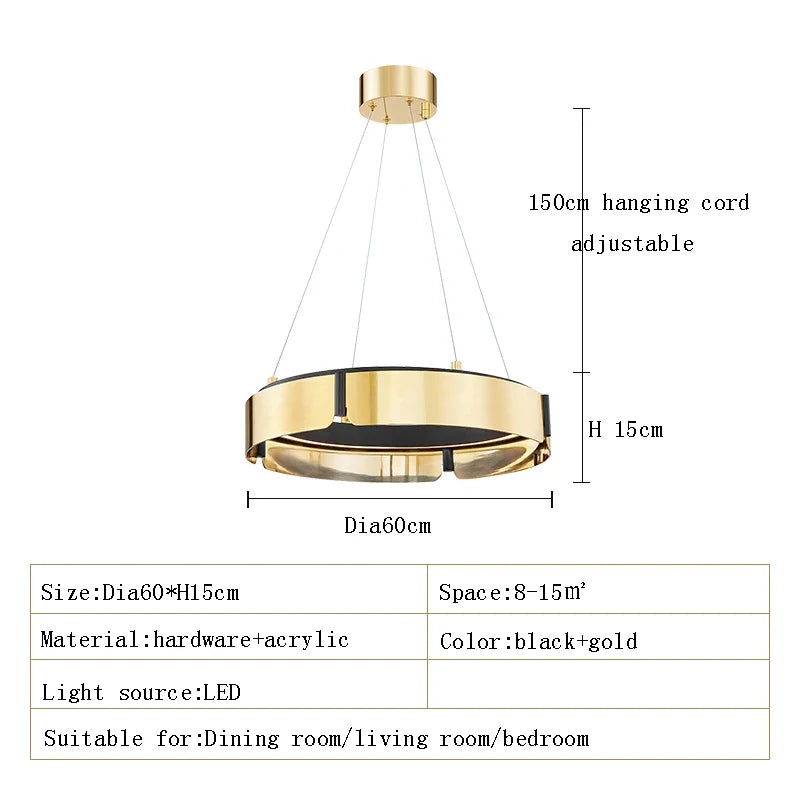 plafonnier led rond design moderne minimaliste luminaire
