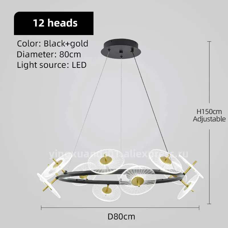 lustre moderne pour éclairage intérieur design élégant