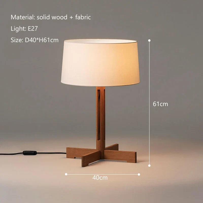 lampadaire rétro en bois pour décoration japonaise intérieur
