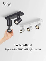 projecteur led gu10 spot angle réglable monté en surface anti-éblouissement