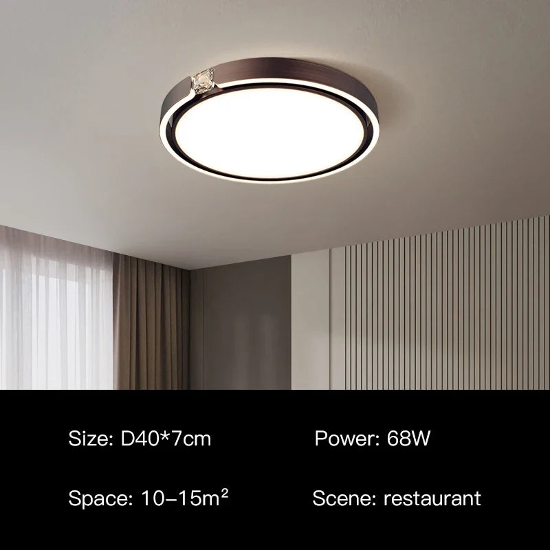plafonnier moderne à anneau design luxe pour intérieur