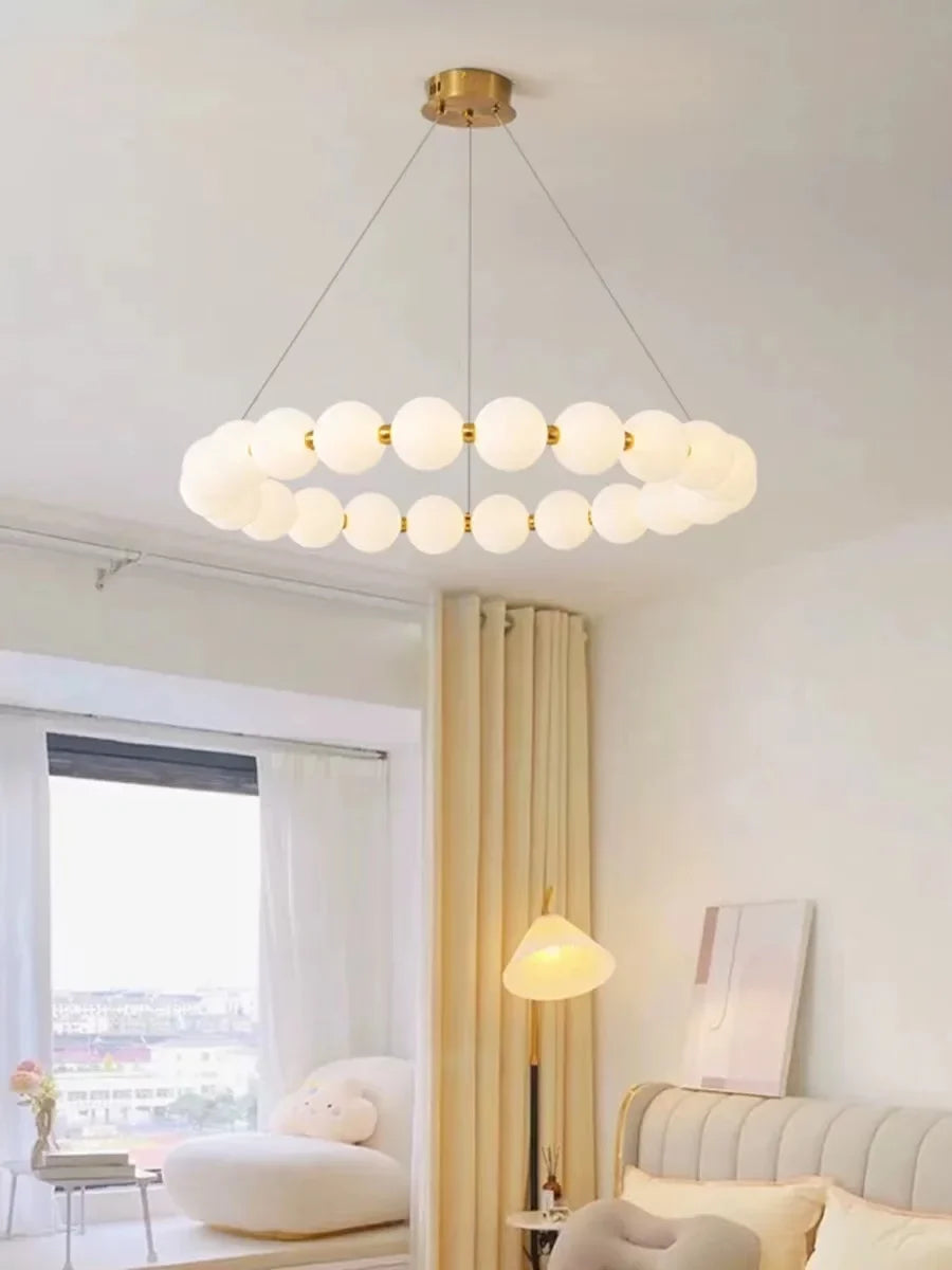 Lustre nordique en forme de haricot magique
