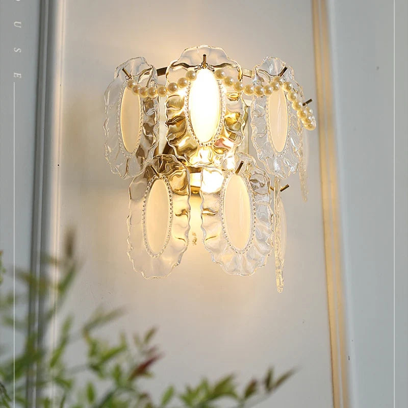 applique murale en verre nordique pour décoration intérieure moderne