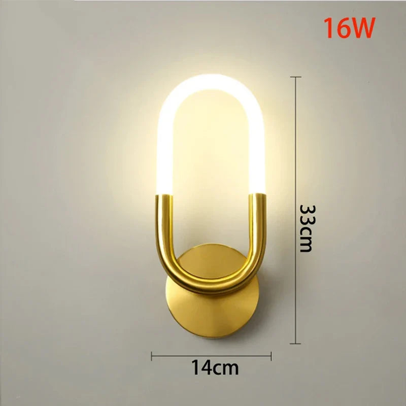 applique murale led en silice design moderne décoratif d'intérieur