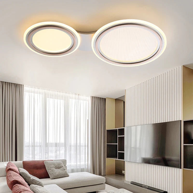 plafonnier moderne en métal pour intérieur créatif et élégant