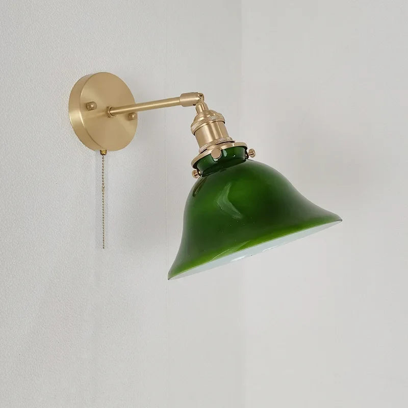 applique murale iwhd en cuivre rotative avec bras long pivotant