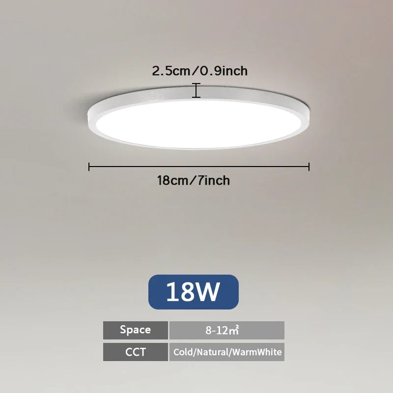 plafonniers led ultra minces creative clouds pour diverses pièces
