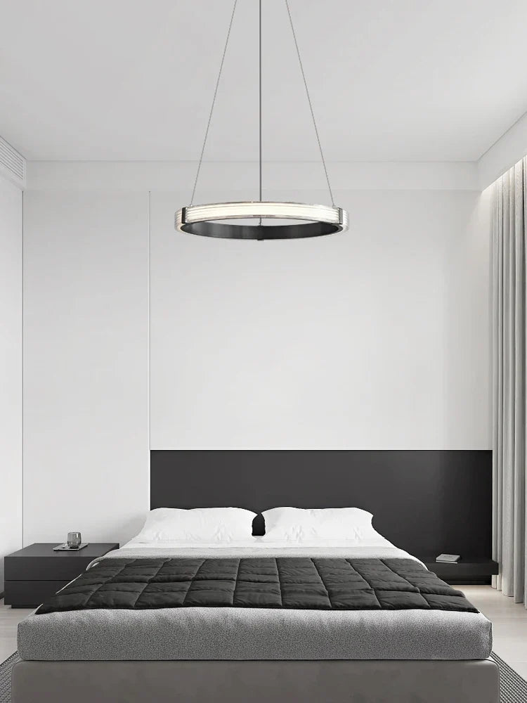 suspension circulaire de luxe postmoderne pour décoration intérieure élégante