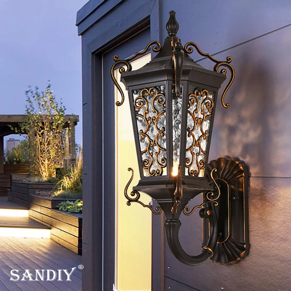 appliques murales extérieures super lumineuses pour jardin et balcon