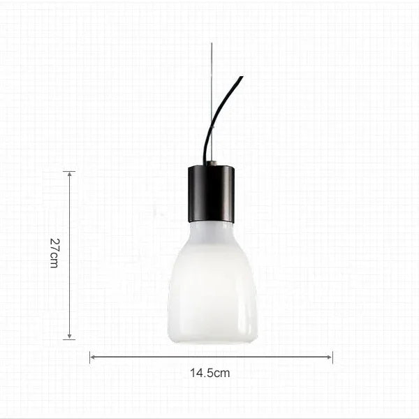 Italy Designer Glass Pendant Lamp Modern Ceiling Suspension Chandelier Hanging Light for Kitchen Island Dining Room