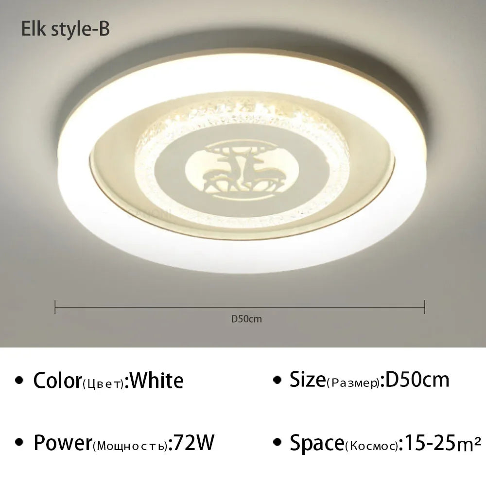 plafonnier led moderne pour décoration intérieure élégante et lumineuse