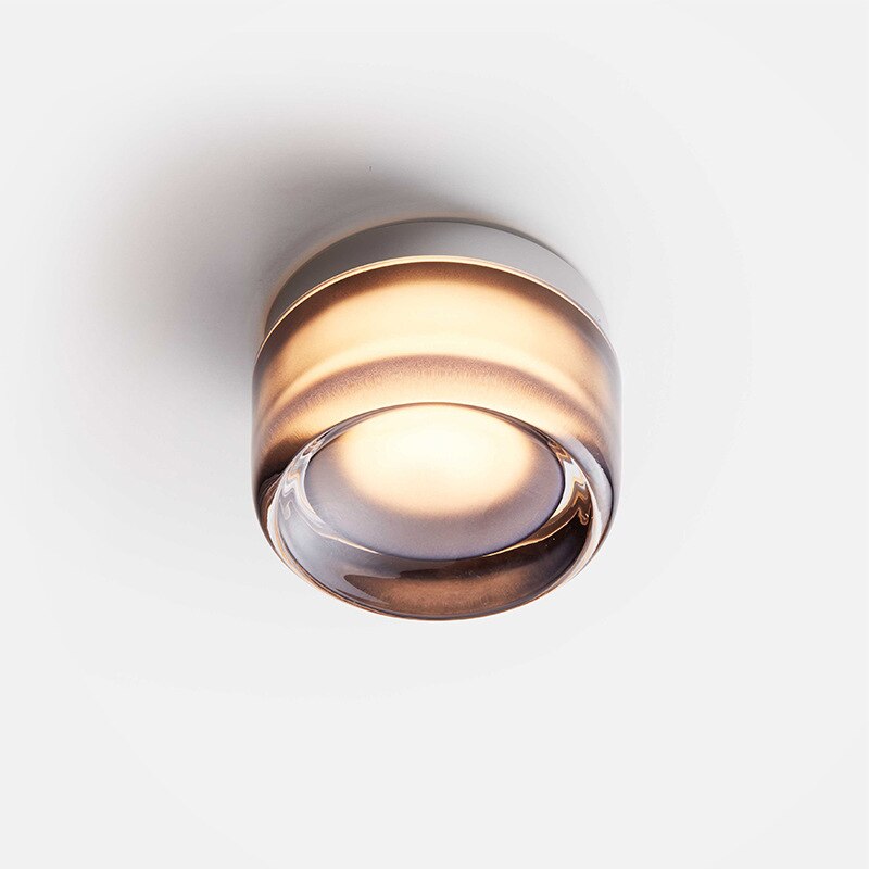 Applique murale design LED ronde en verre Indoor