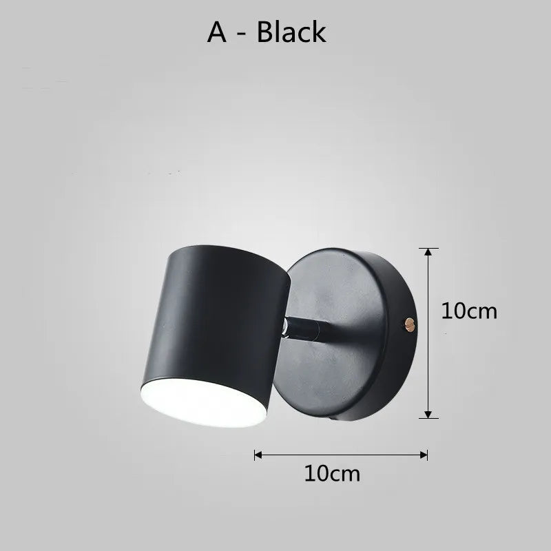 applique murale moderne à led avec interrupteur pour miroir décoratif
