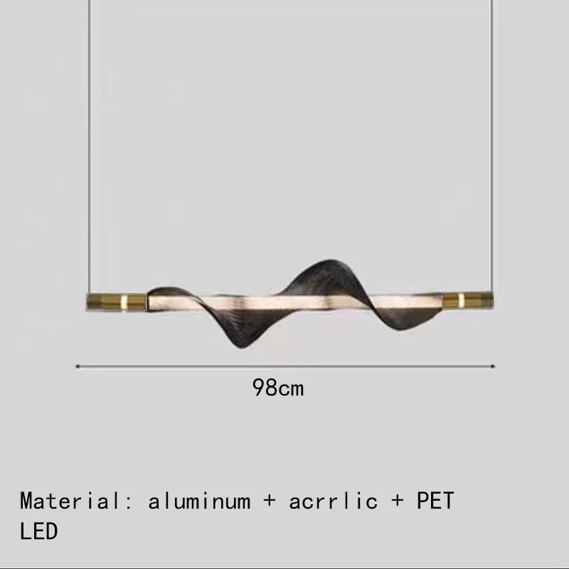 lustre design art déco suspendu pour cuisine et bar
