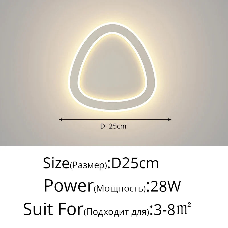 lampe led murale nordique créative simple moderne