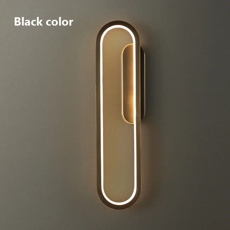 applique moderne nordique en cuivre luxe led décoratif