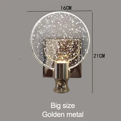 applique murale de luxe en cristal pour intérieur élégant